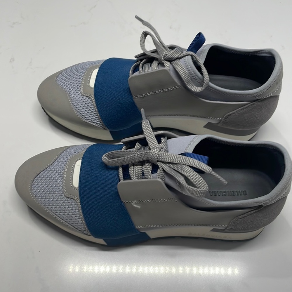 Balenciaga Grey size 7 sneakers barely worn.